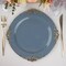 10 Pcs Disposable Plastic Salad Dinner Plates Embossed Baroque Trim Party